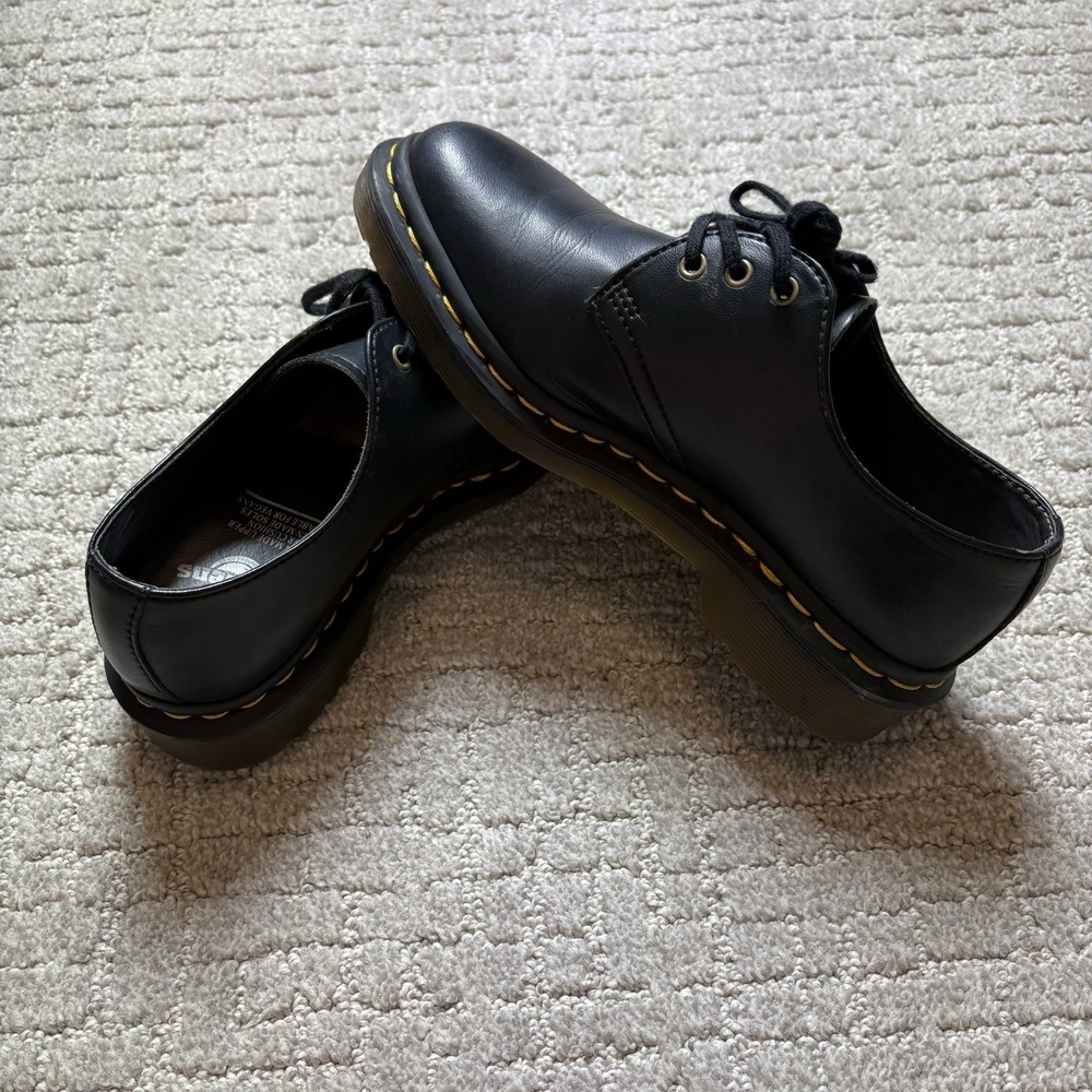 Dr. Martens 1461 Shoes Mens 4 Womens 5 Leather Lace Up Slip Resistant Oxfords - Picture 8 of 10